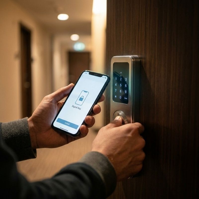 Smart lock installation